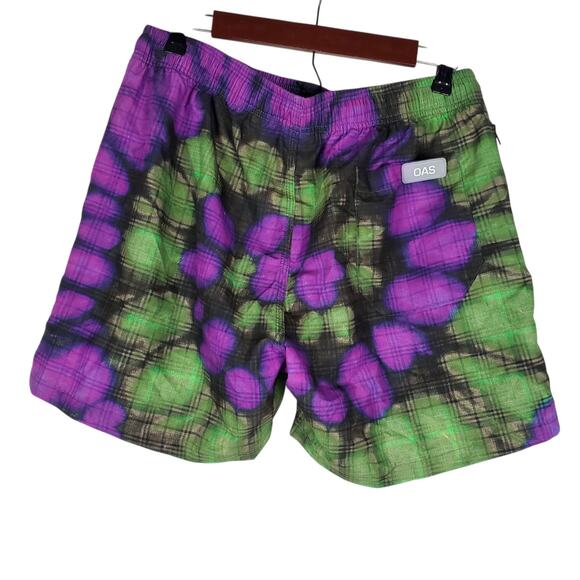 OAS Swim Trunks Mens L Toxicado Swim Shorts Beach Travel Vacation Fast Dry - Picture 4 of 12